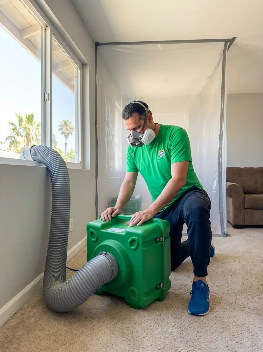 HEPA air scrubber for mold in Ocean Beach