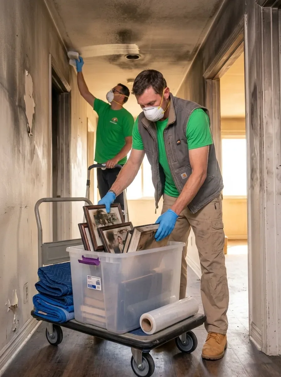 Smoke damage cleanup in Lakeside