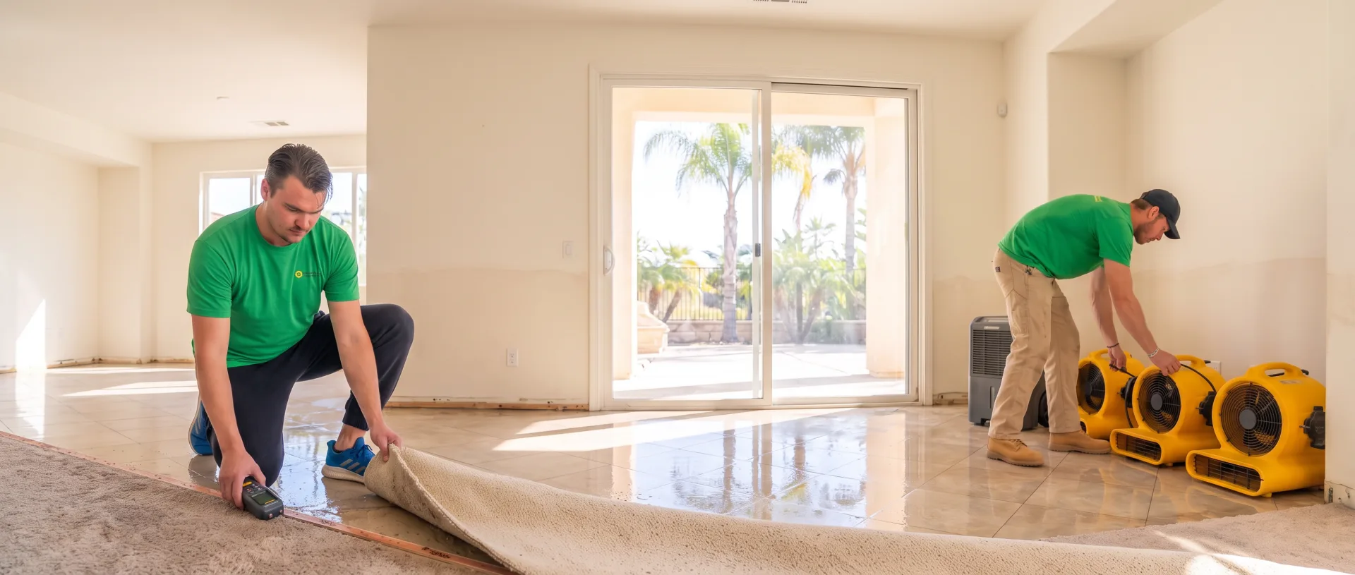 water damage restoration in La Jolla